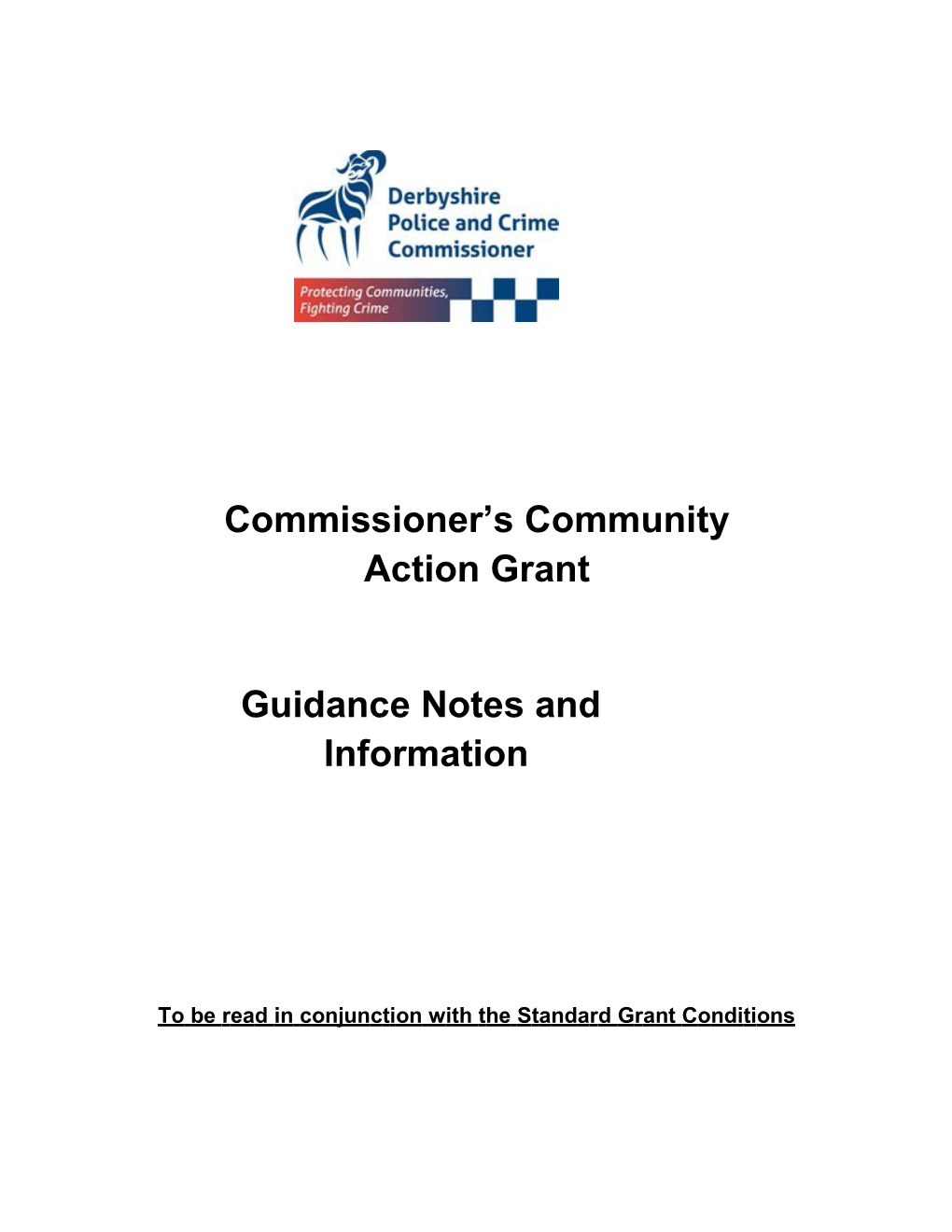 Commissioner S Community Action Grant