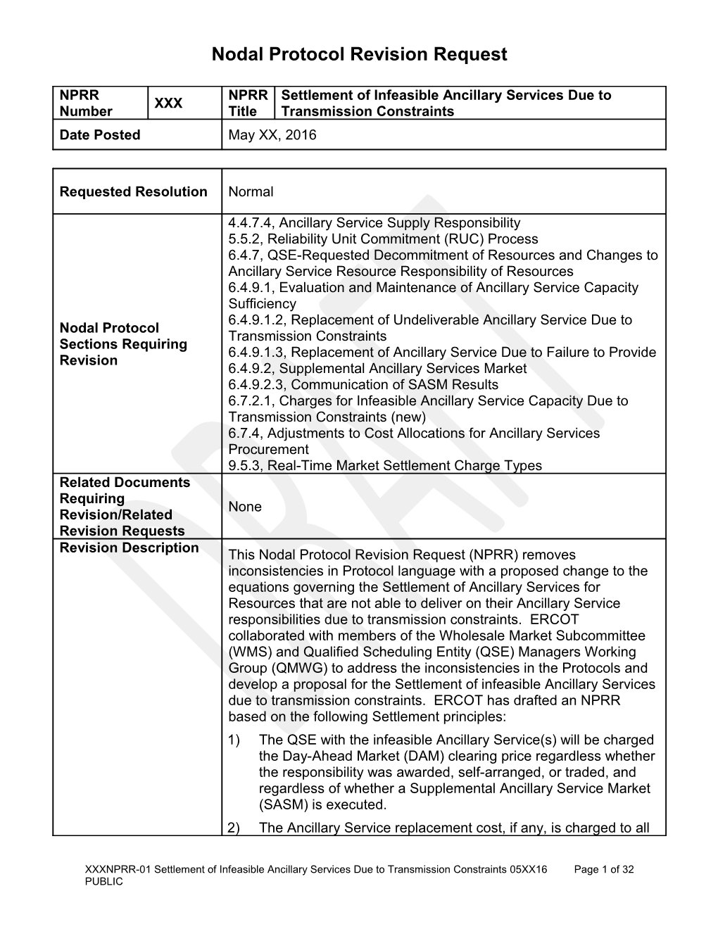 4.4.7.4Ancillary Service Supply Responsibility