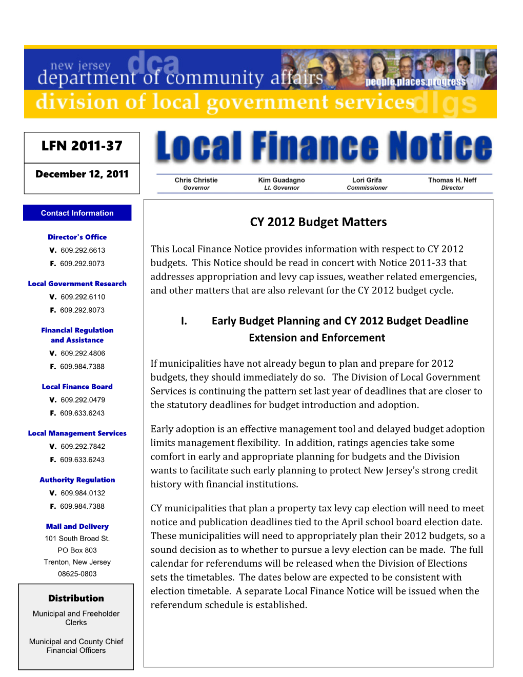 Local Finance Notice 2011-37December 12, 2011Page 1