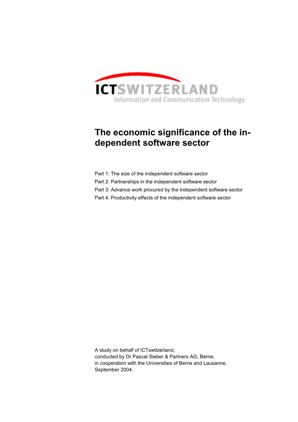 Software Sector Switzerland