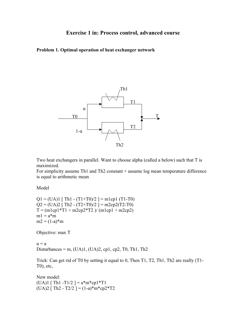 Exercise 1 in Advance Posses Control (SIK20AH)