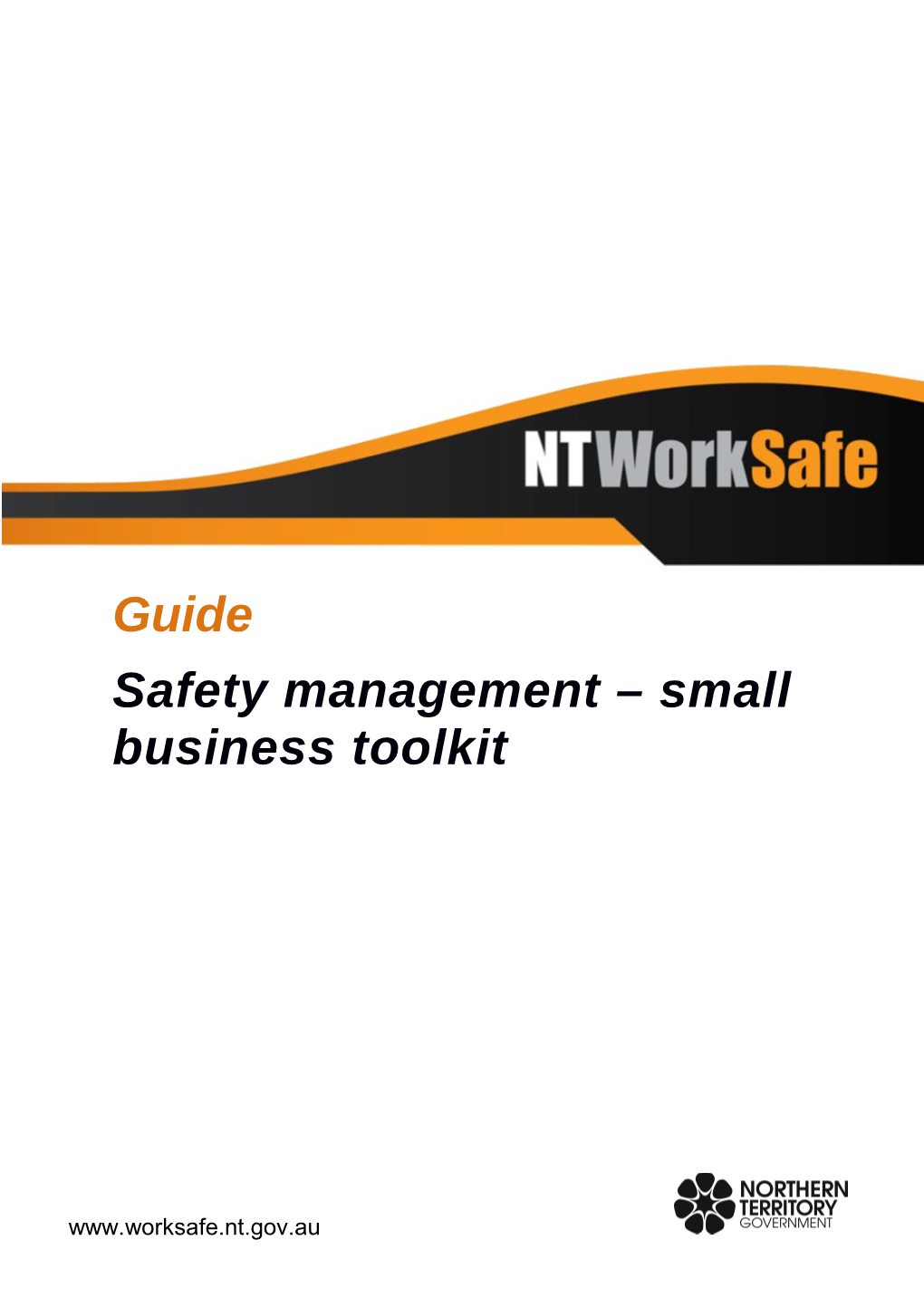 Safety Management Small Business Toolkit
