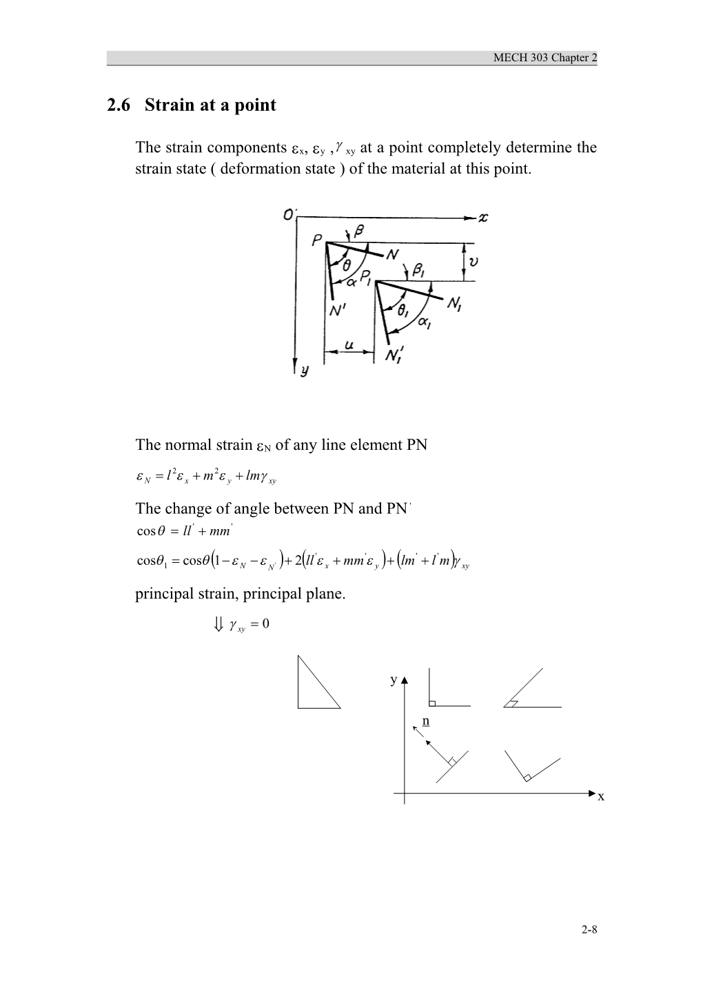 2.6 Strain at a Point