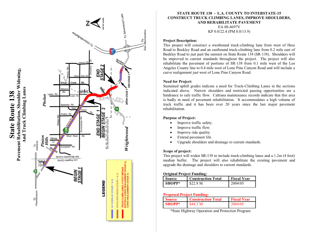 State Route 138 - L.A. County to Interstate-15