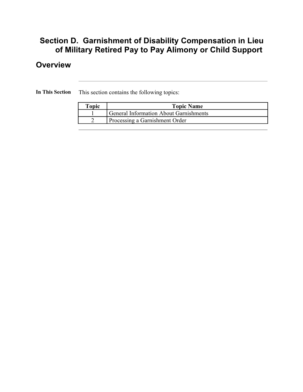 Special Issues in Apportionment Cases (U.S. Department of Veterans Affairs)