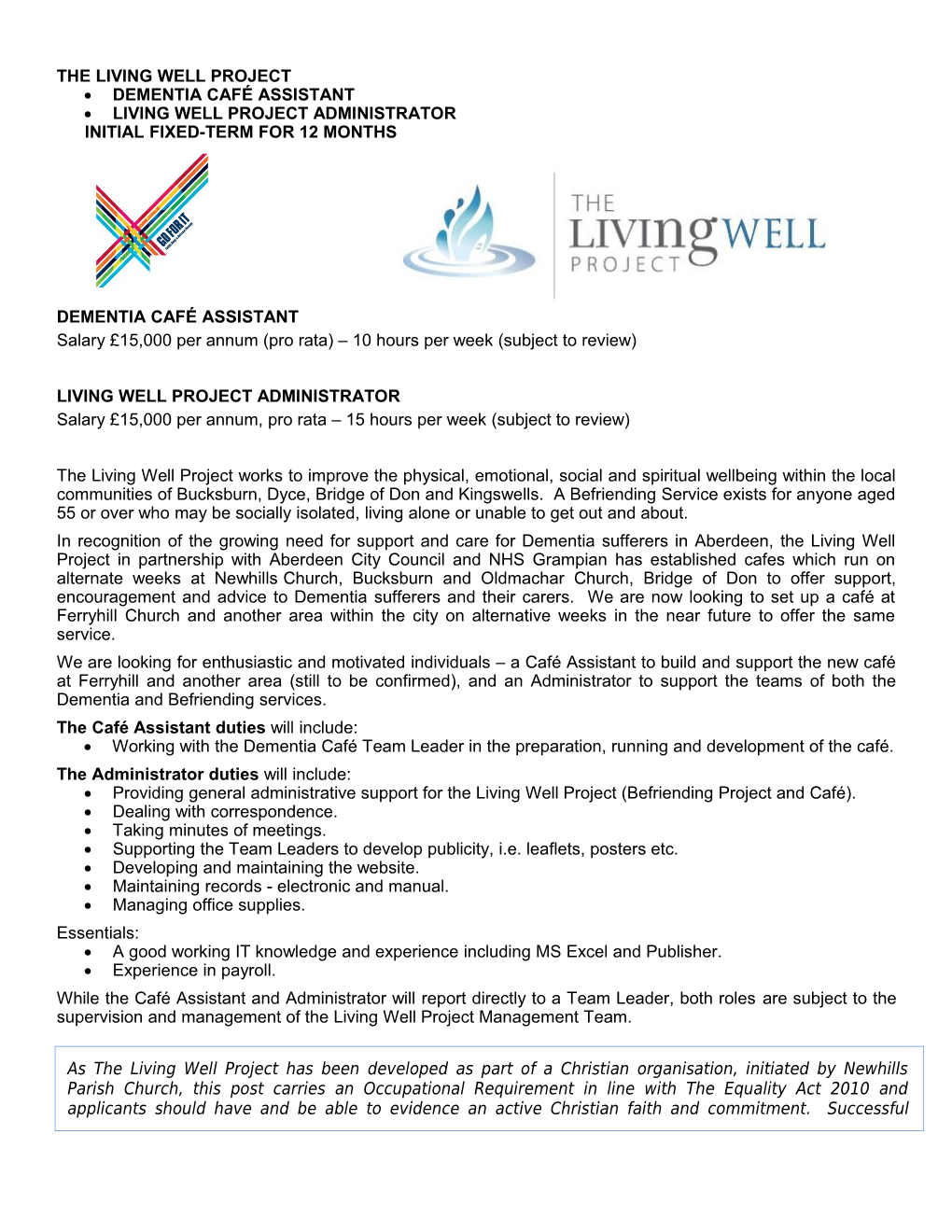 The Living Well Project