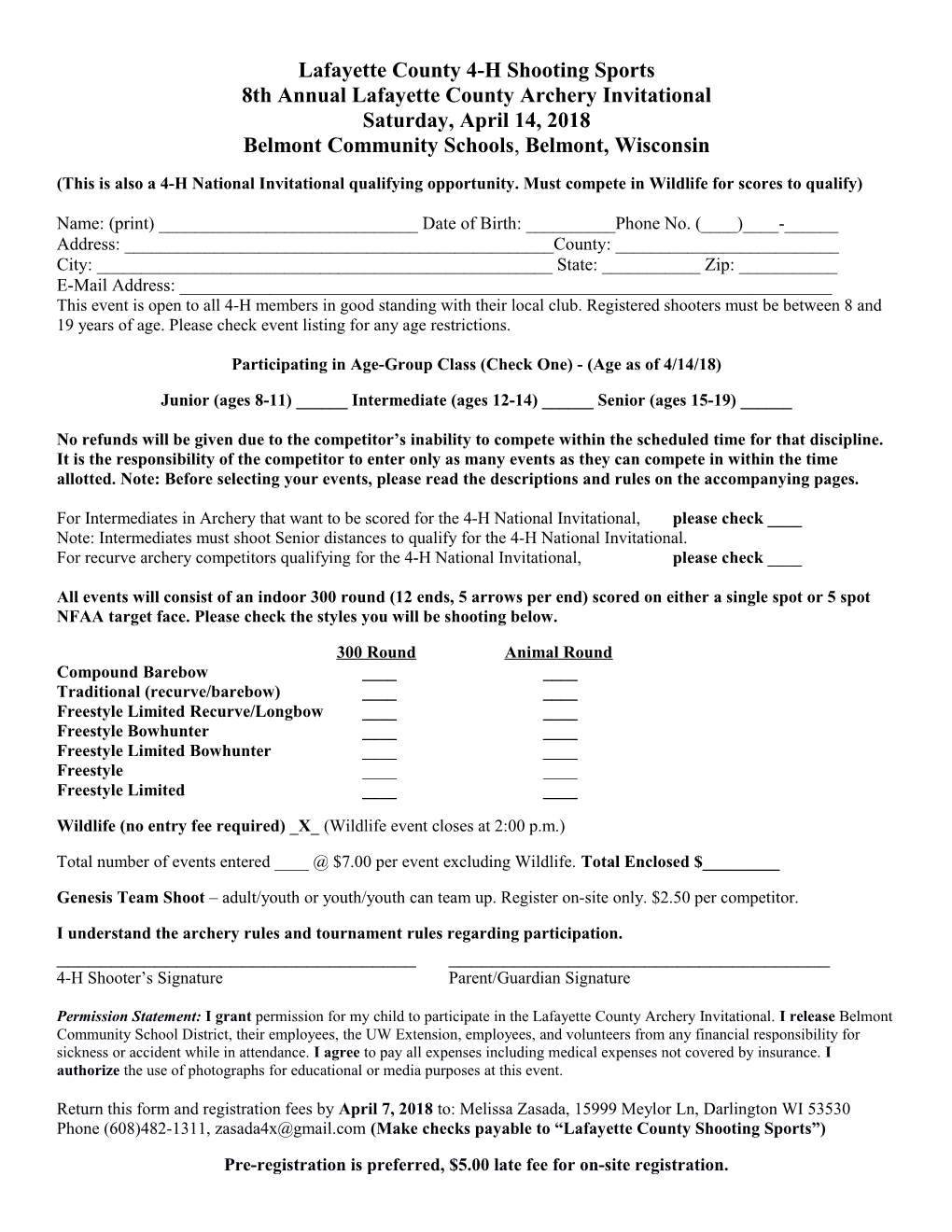 Lafayette County 4-H Shooting Sports