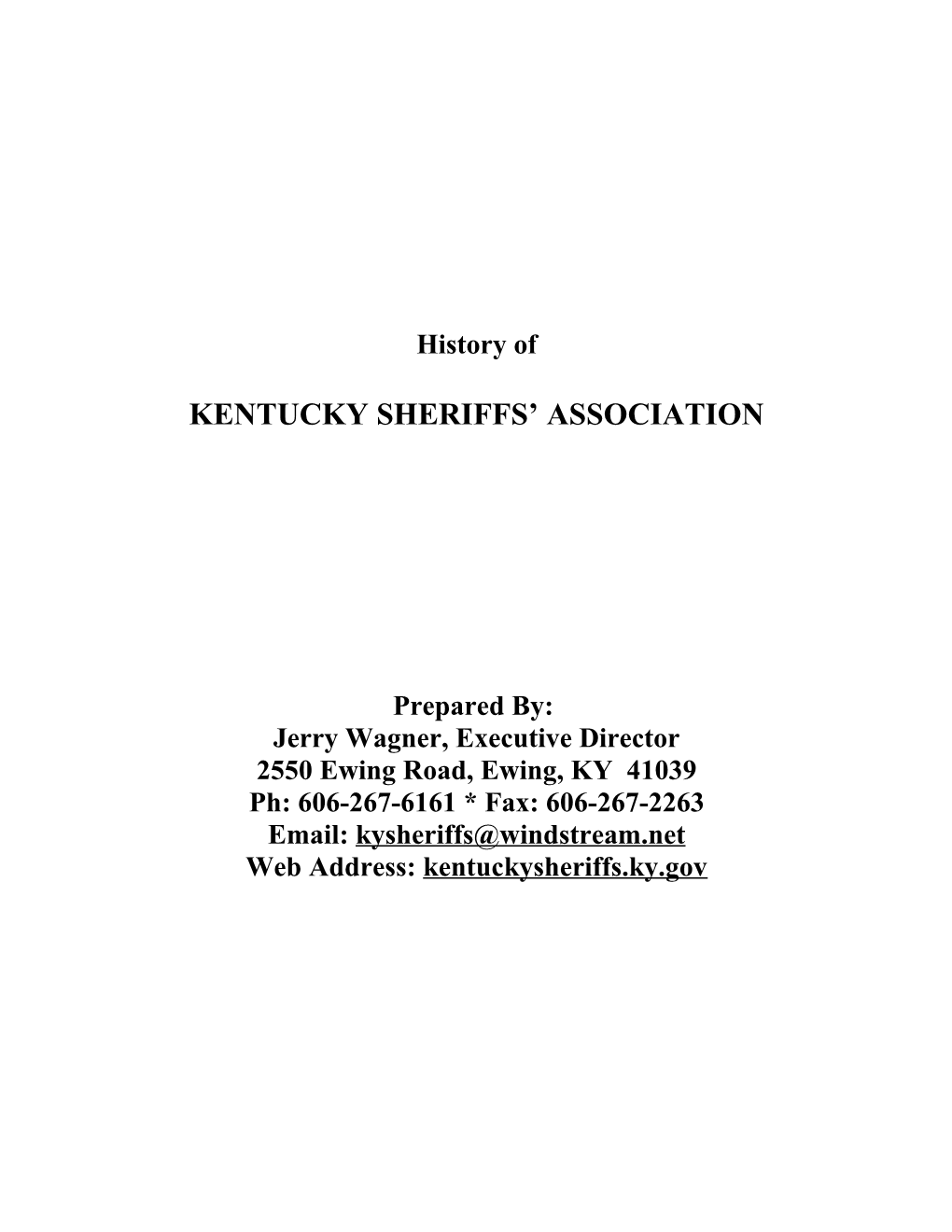 Kentucky Sheriffs Association