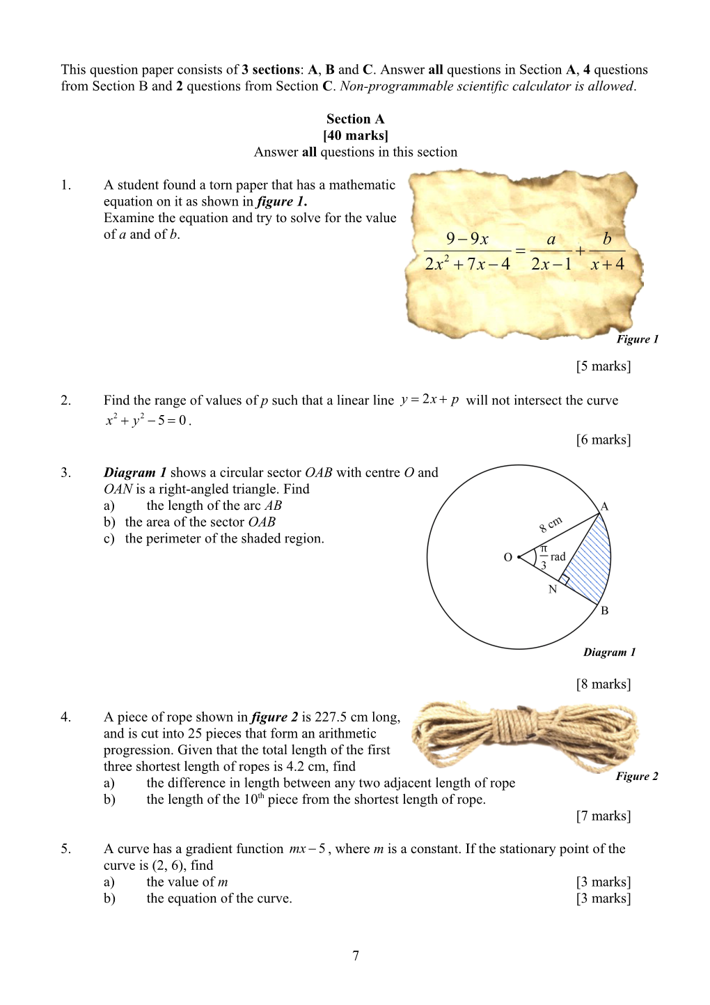 This Question Paper Consists of 3 Sections: A, B and C