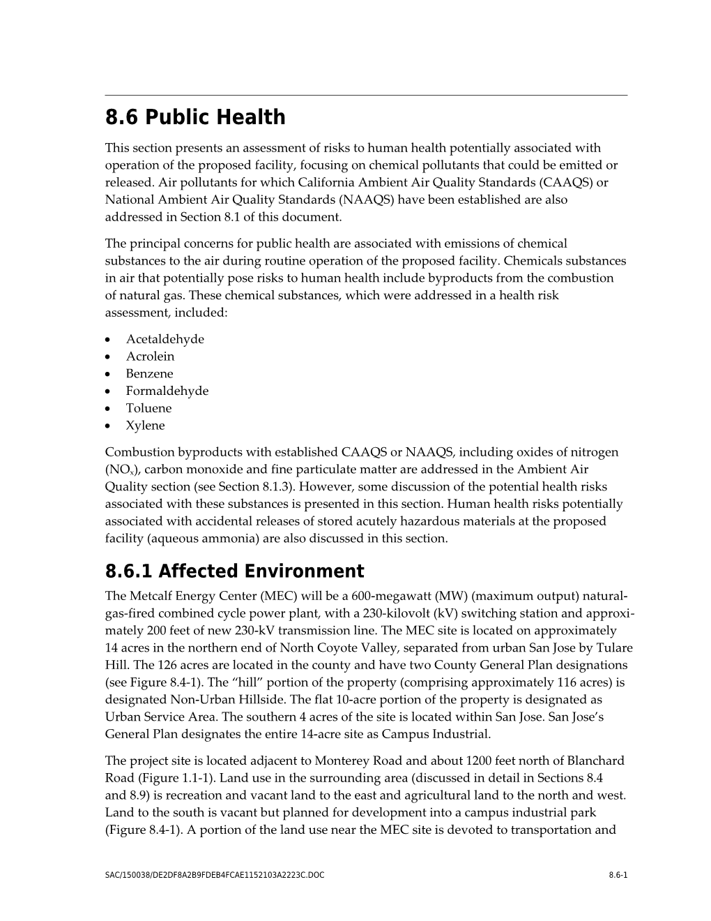 8.6 Public Health