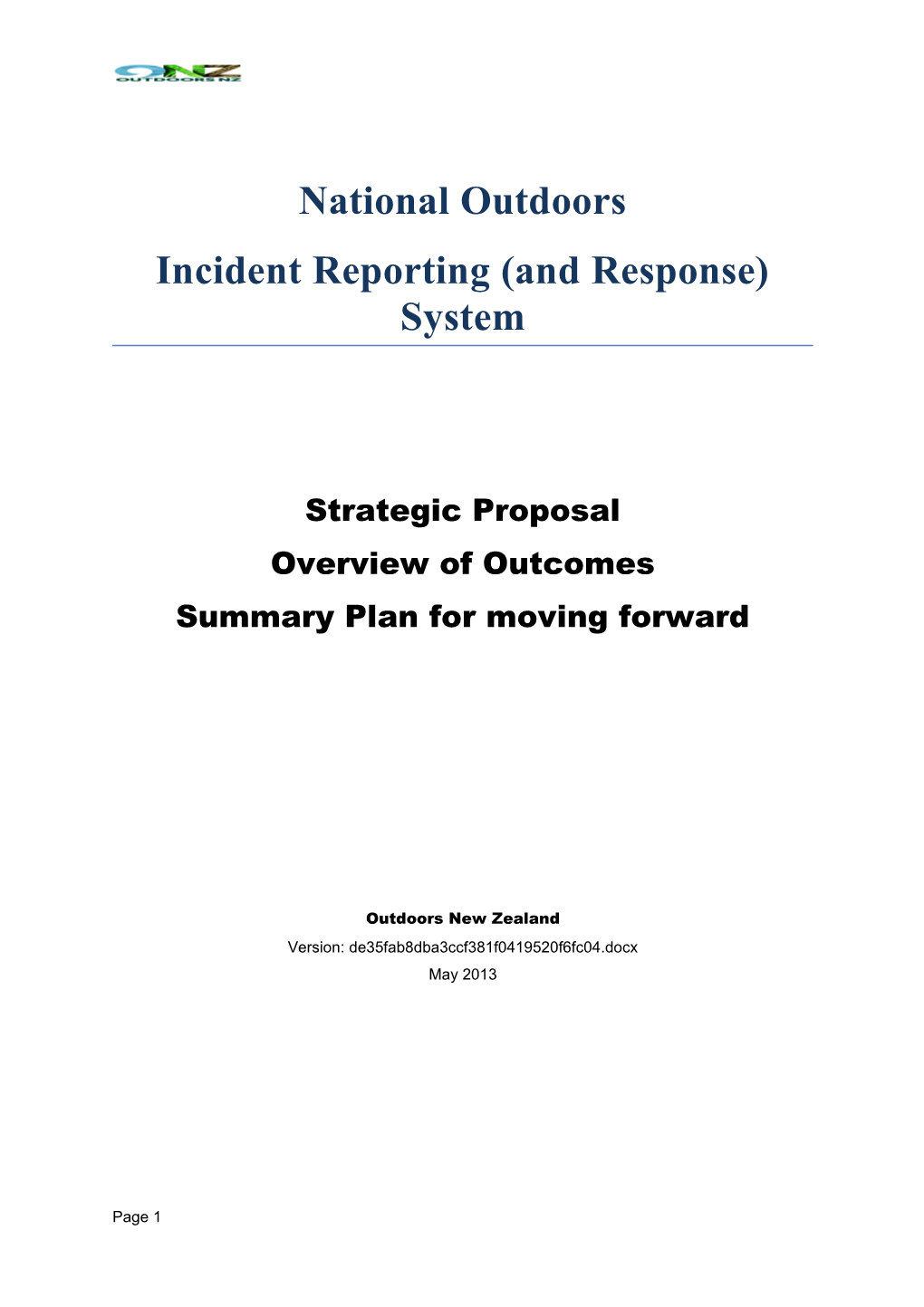 Incident Reporting (And Response) System