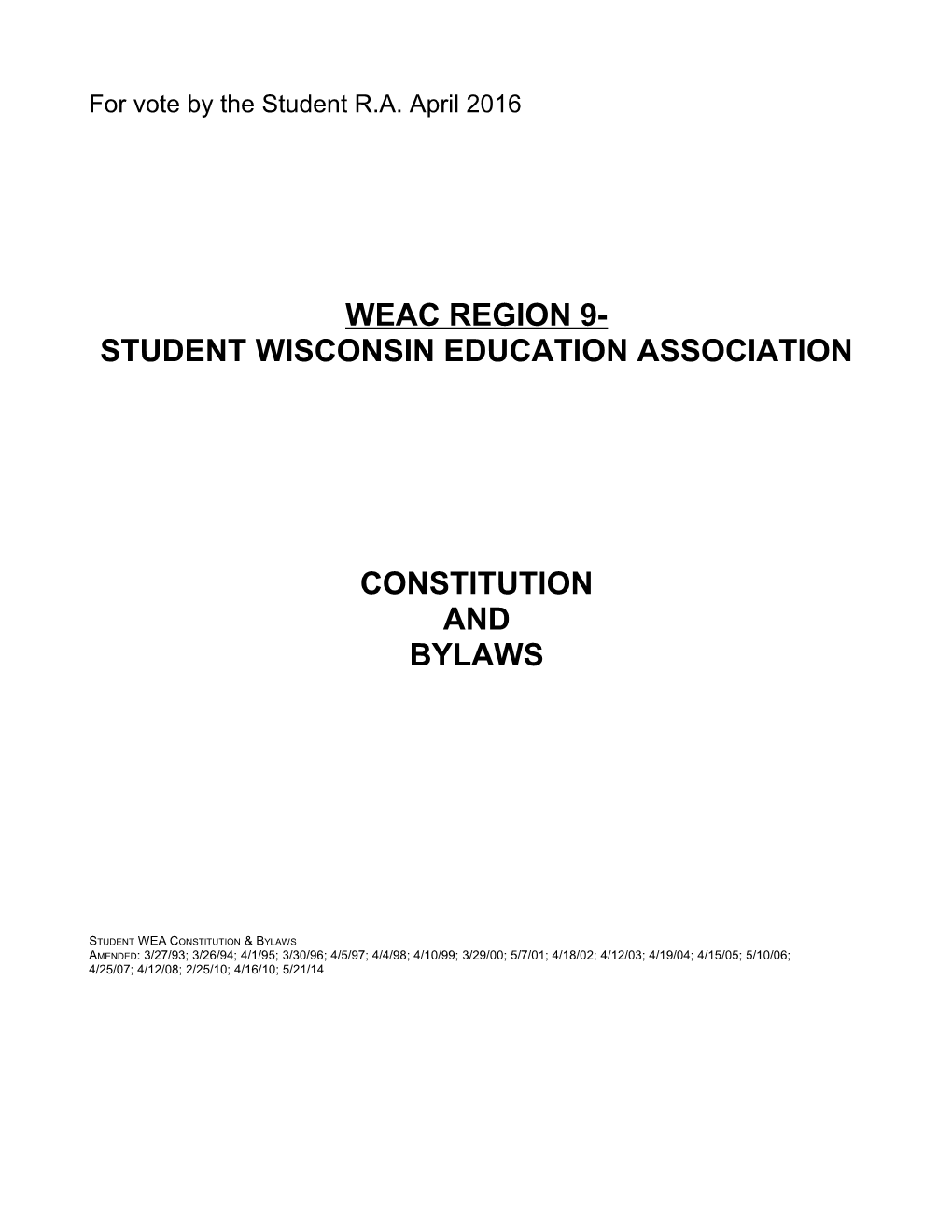 Student Wisconsin Education Association