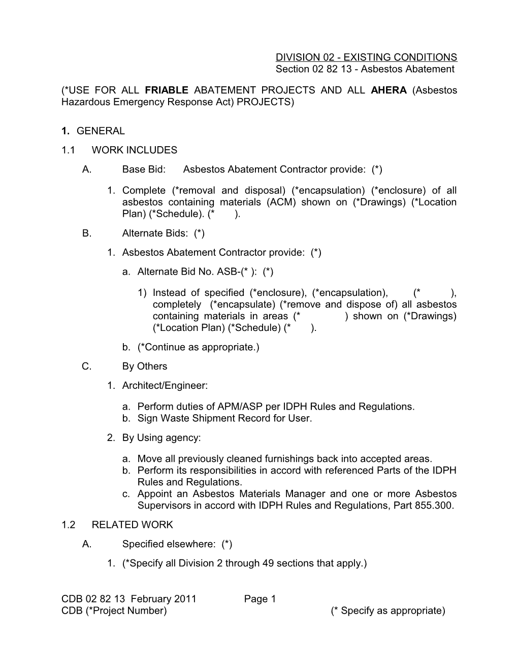 Division02-Existing Conditions