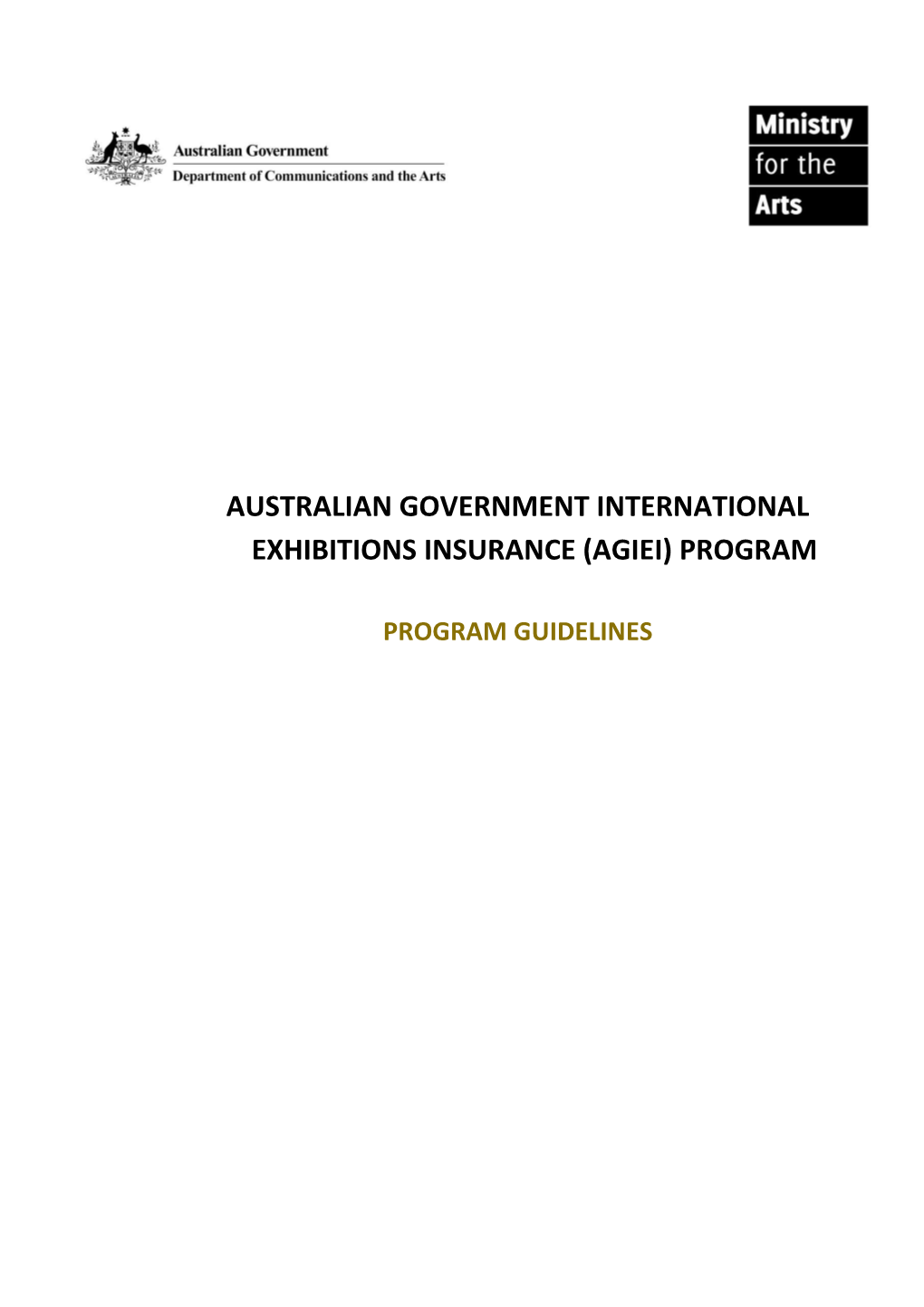 AGIEI Program Guidelines 2015 - 16