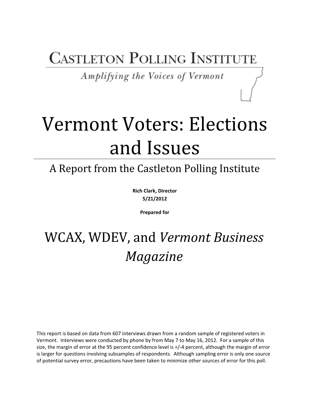 WCAX, WDEV, and Vermont Business Magazine