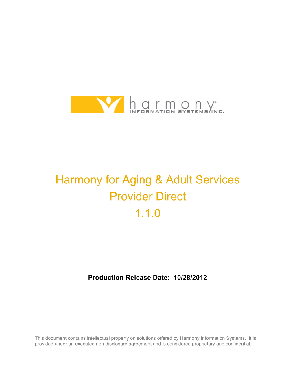 Harmony for Aging & Adult Services