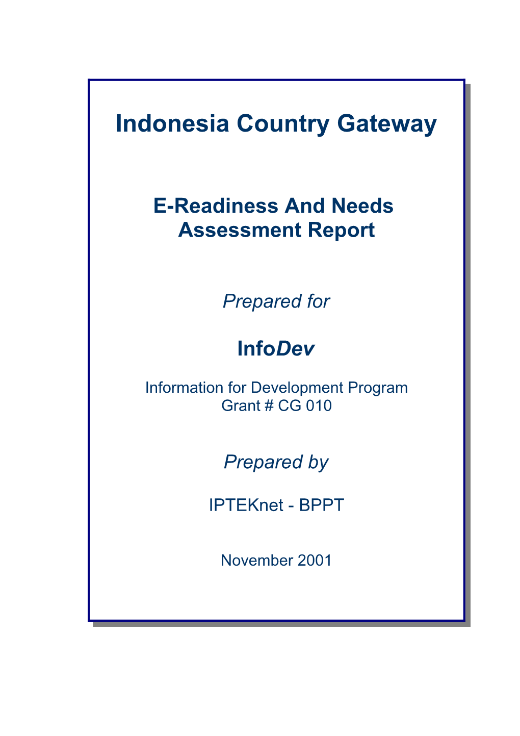 Indonesia Country Gateway