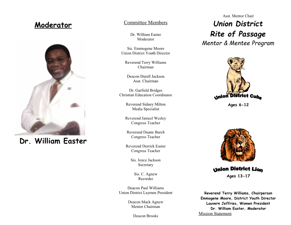 Dr. William Easter