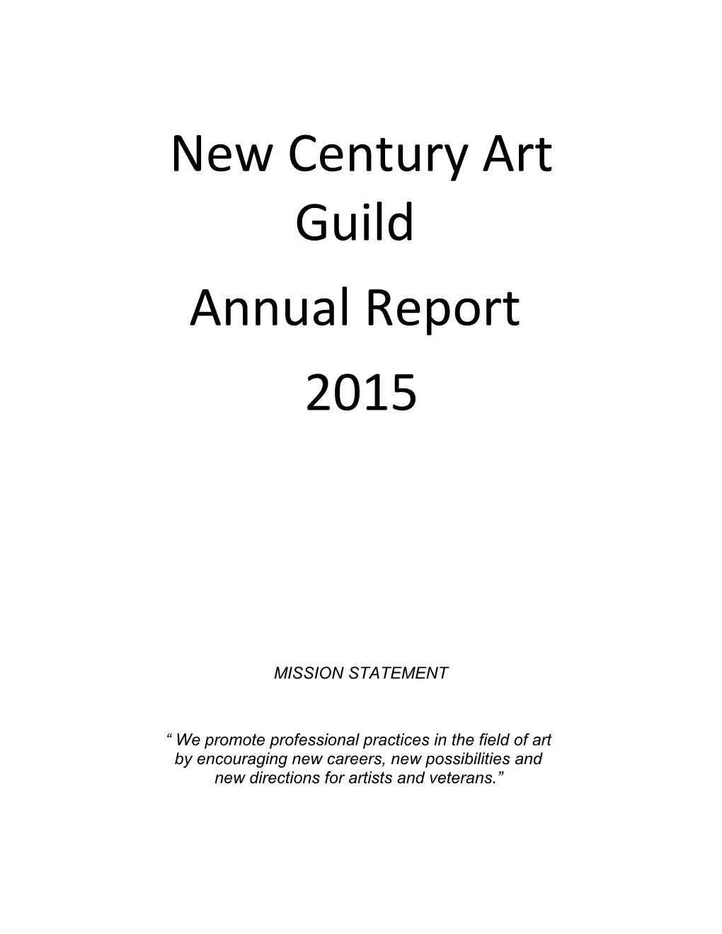 New Century Art Guild