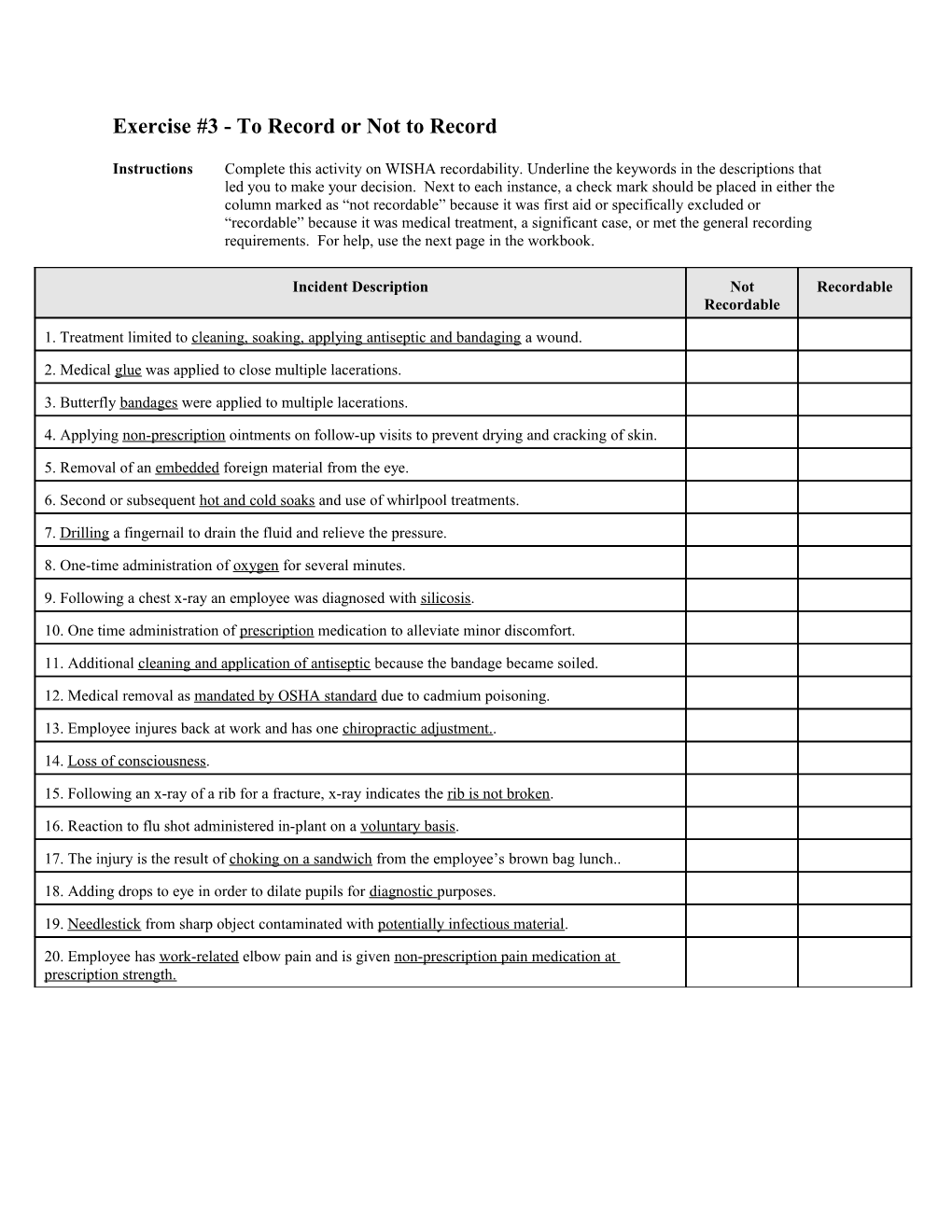 Activity #3 - to Record Or Not to Record