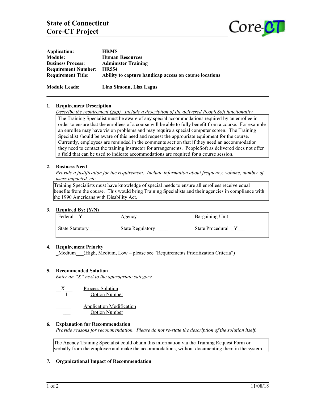 HR554 Ability to Capture Handicap Access on Course Locations