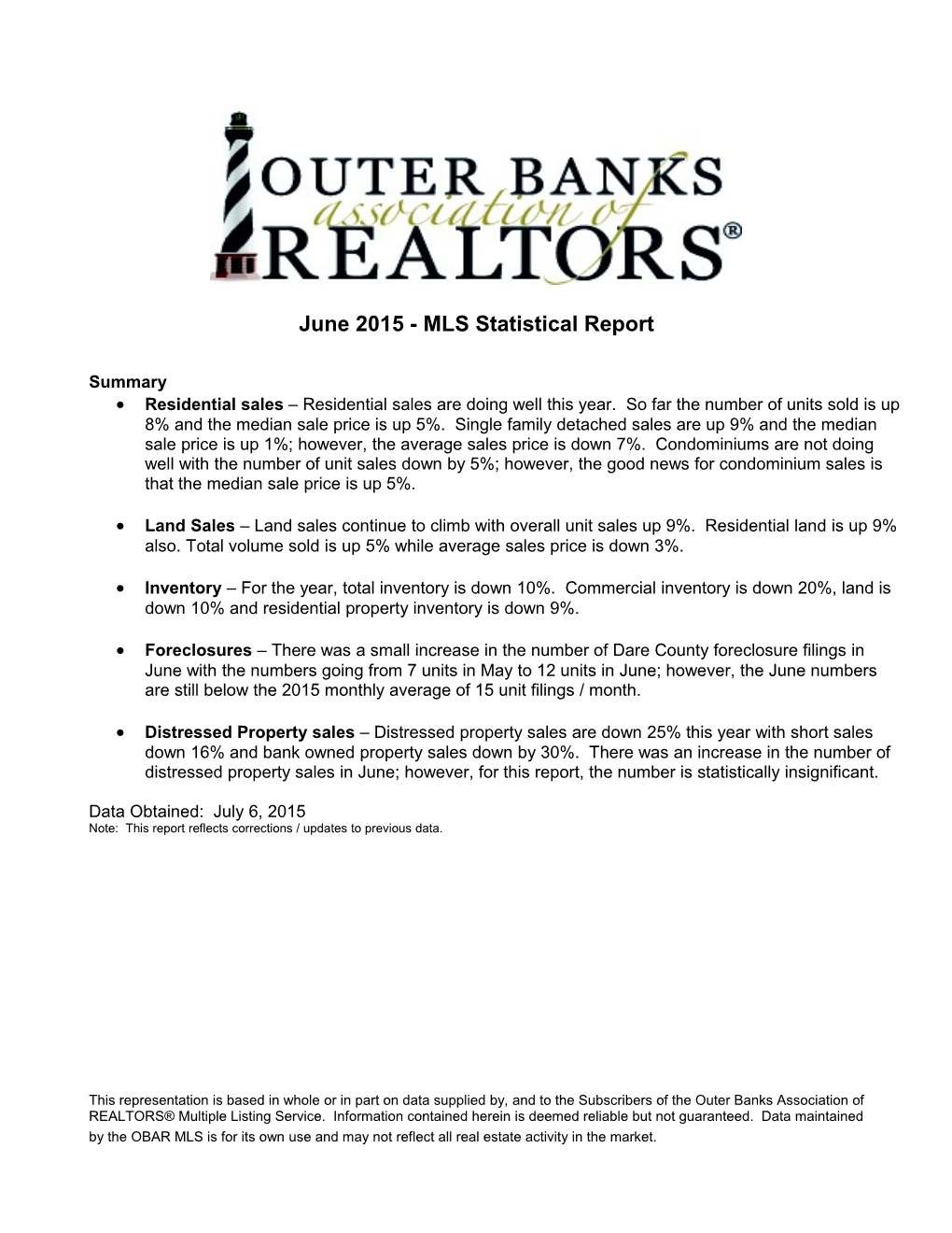 Outer Banks Association of REALTORS