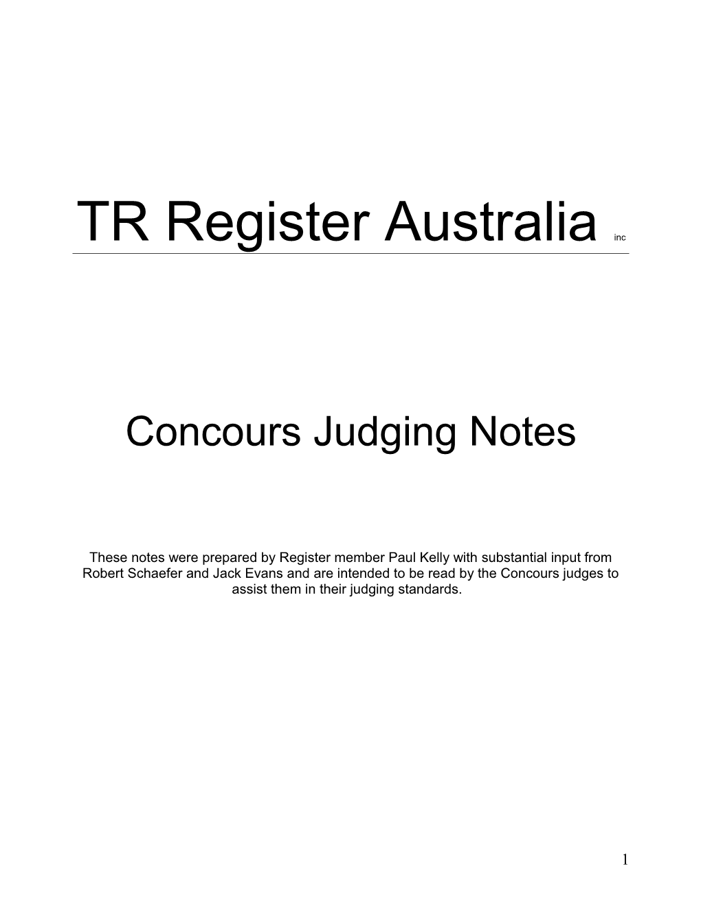TR Register Australia Inc