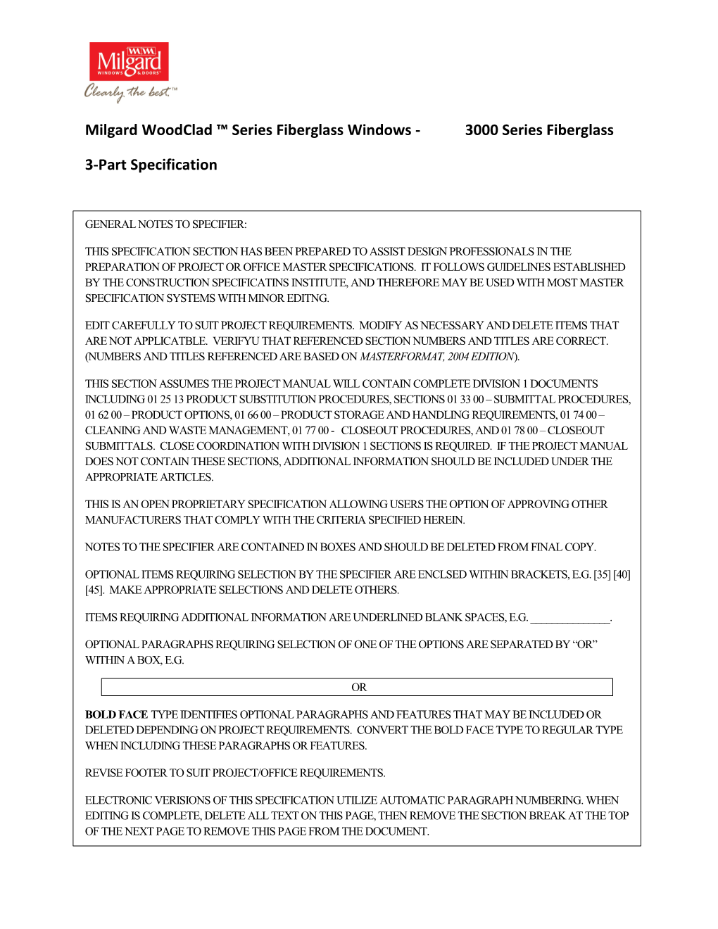 Milgard Woodclad Series Fiberglass Windows -3000 Series Fiberglass