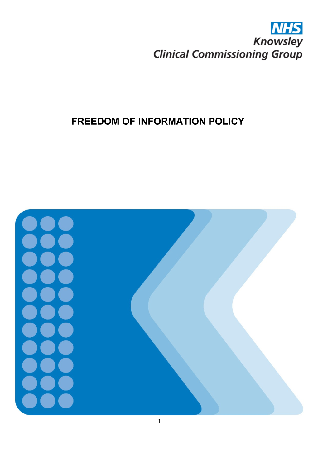Policy Document Control Page