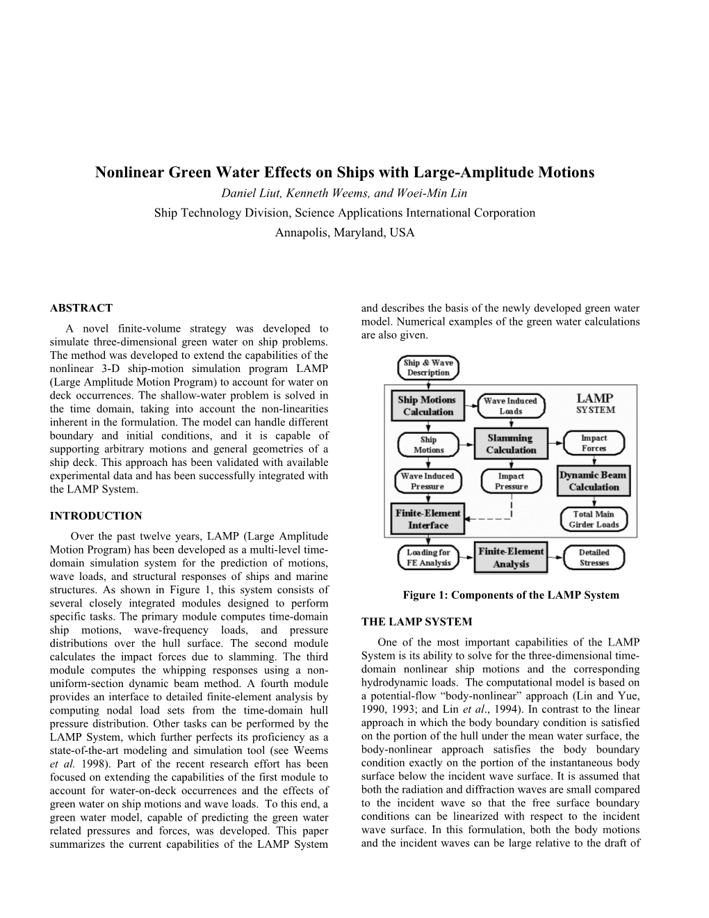 Time Domain Prediction for Motinos and Loads of Ships and Marine Structures in Large Seas