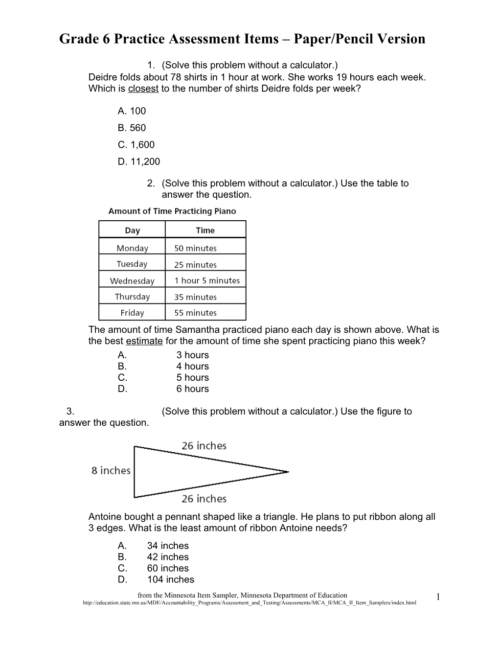 (Solve This Problem Without a Calculator