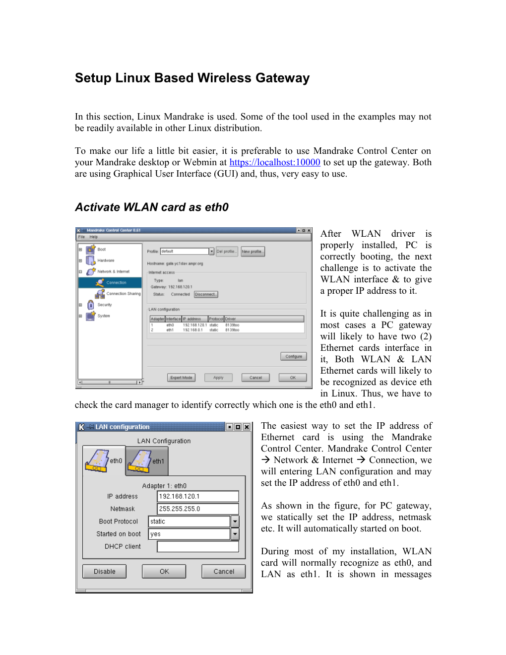 Bab 6 Gateway WLAN Berbasis Linux