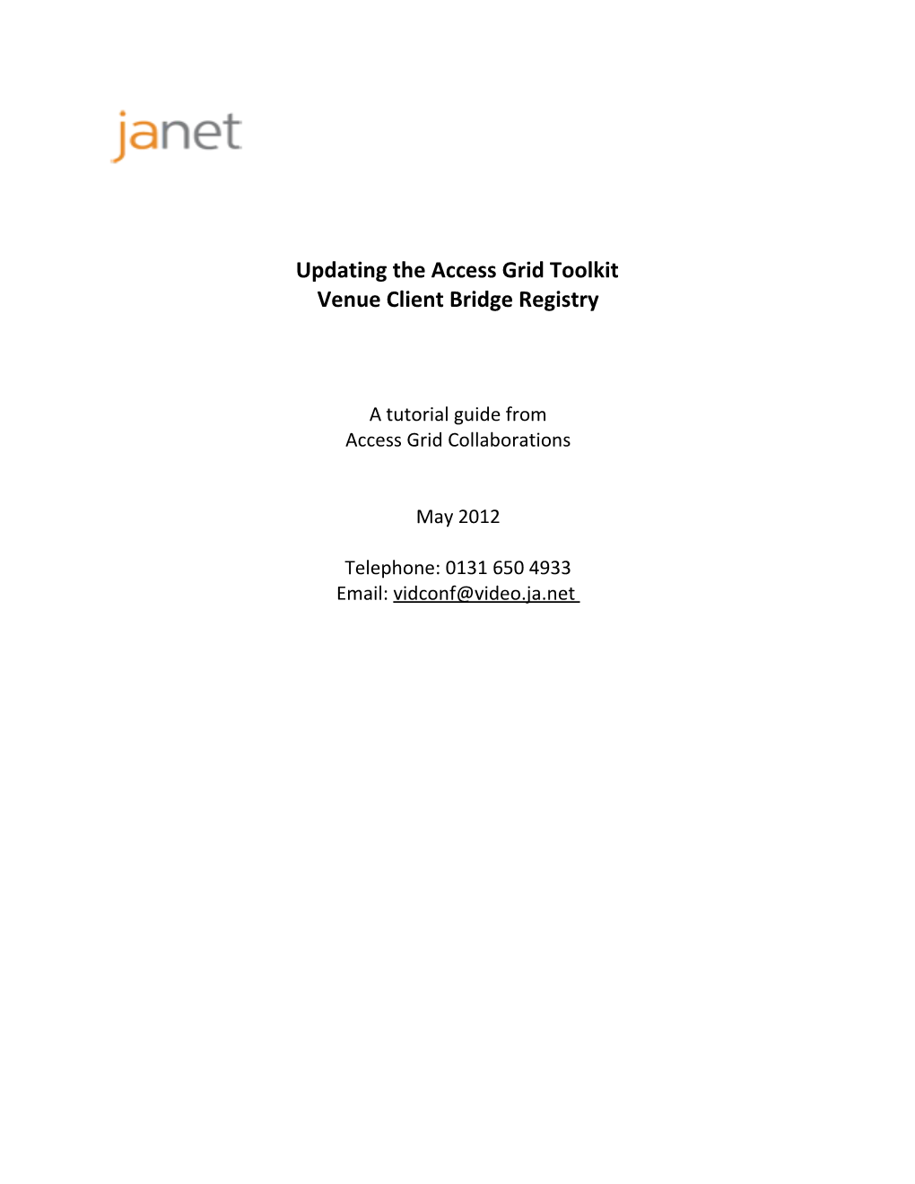 Venue Client Bridge Registry