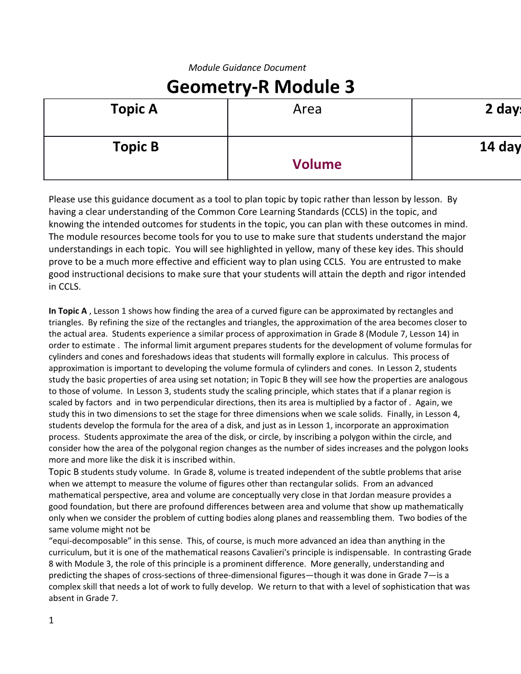 Geometry-R Module 3