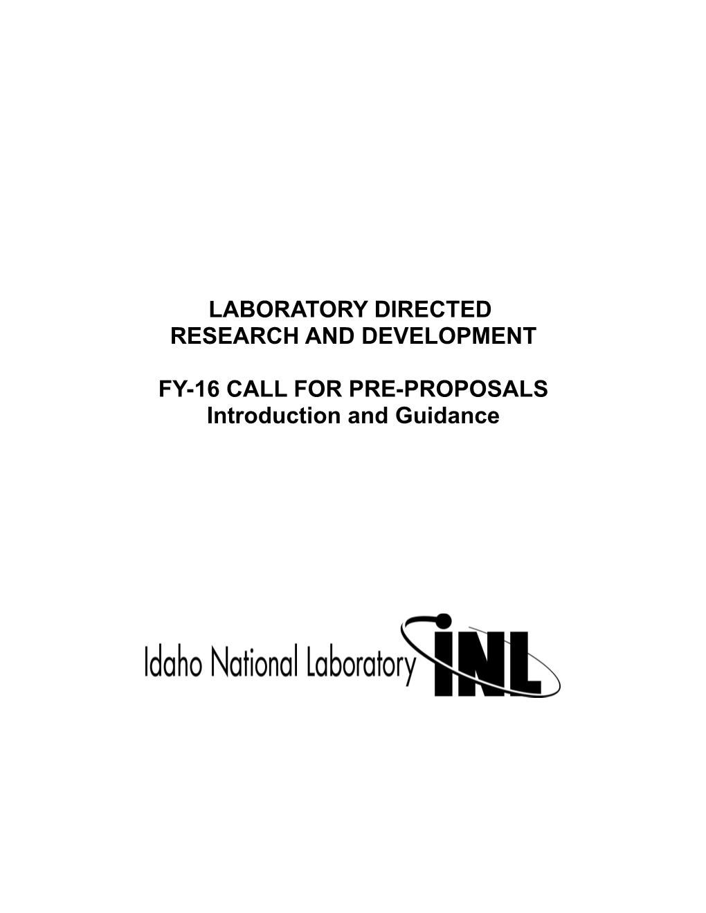Fy 2009 Laboratory Directed