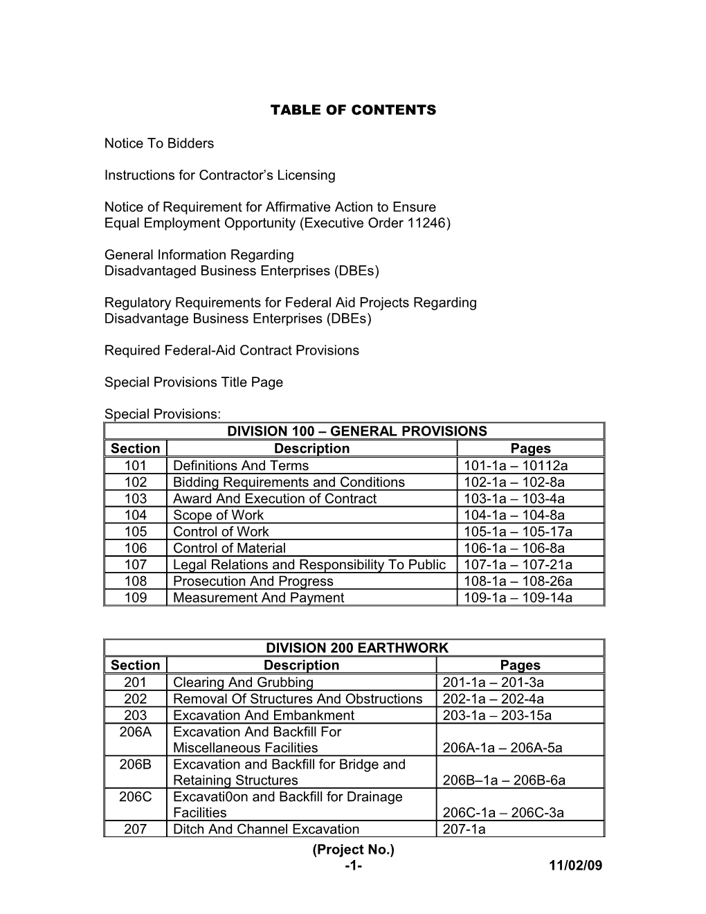 For City and County of Honolulu/Federal Projects