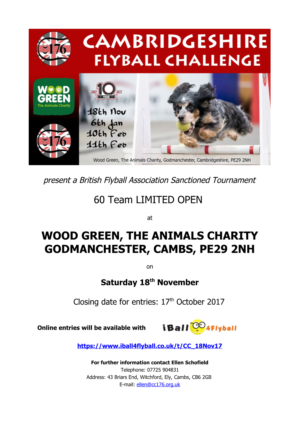 Present a British Flyball Association Sanctioned Tournament