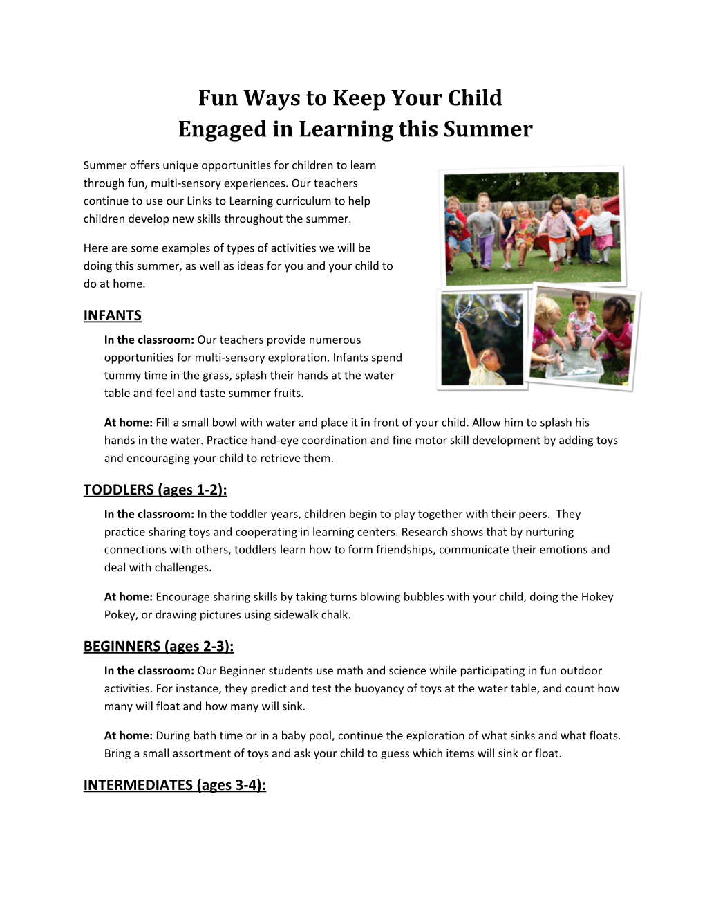 Fun Ways to Keep Your Child Engaged in Learning This Summer
