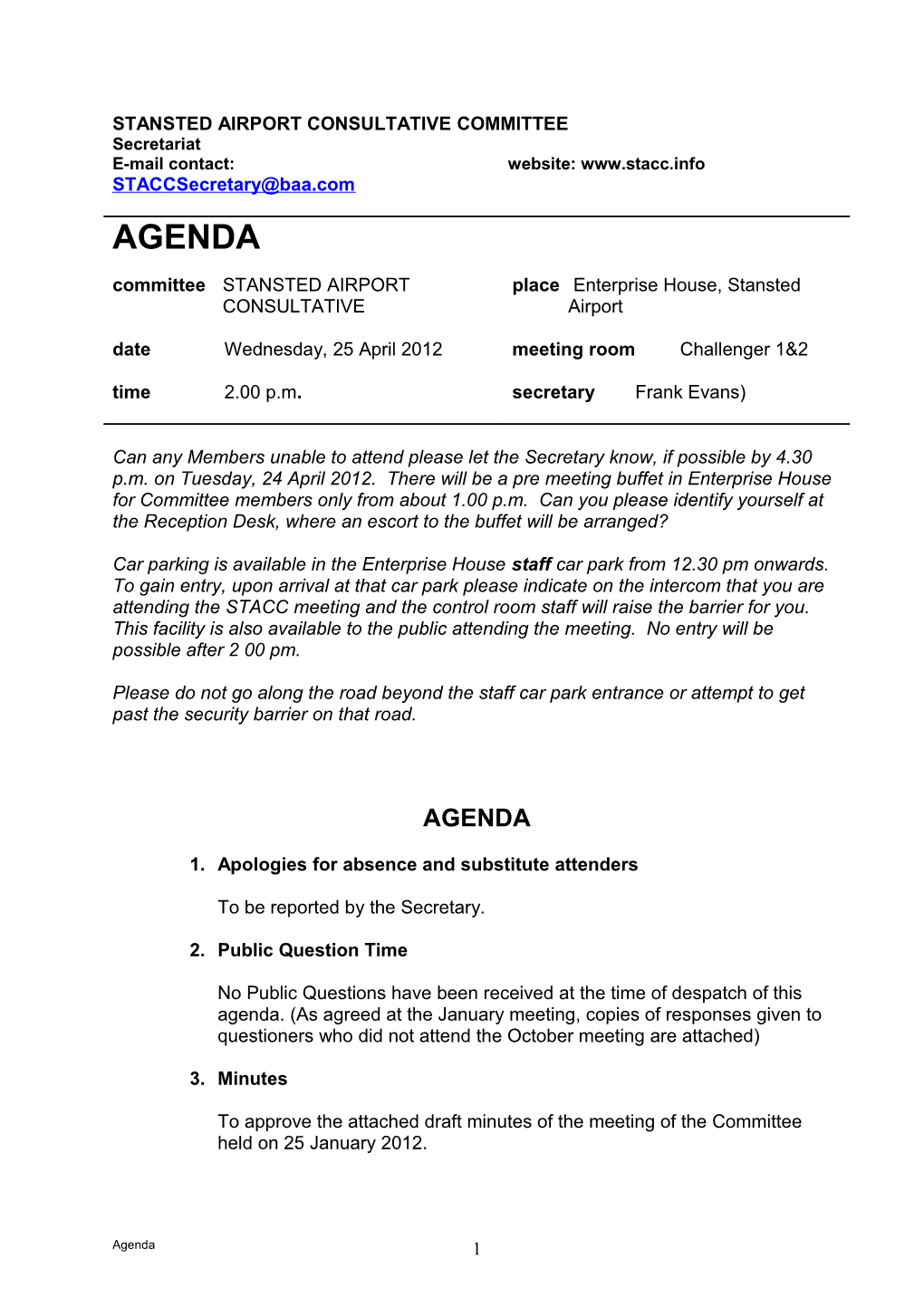 Stansted Airport Consultative Committee