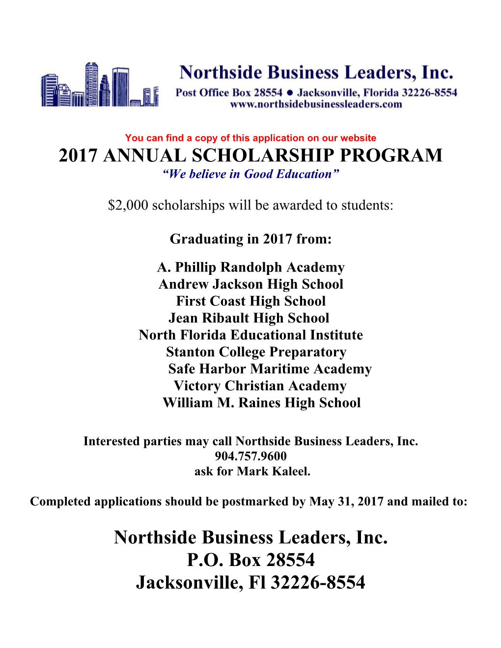 Northside Business Leader S Club