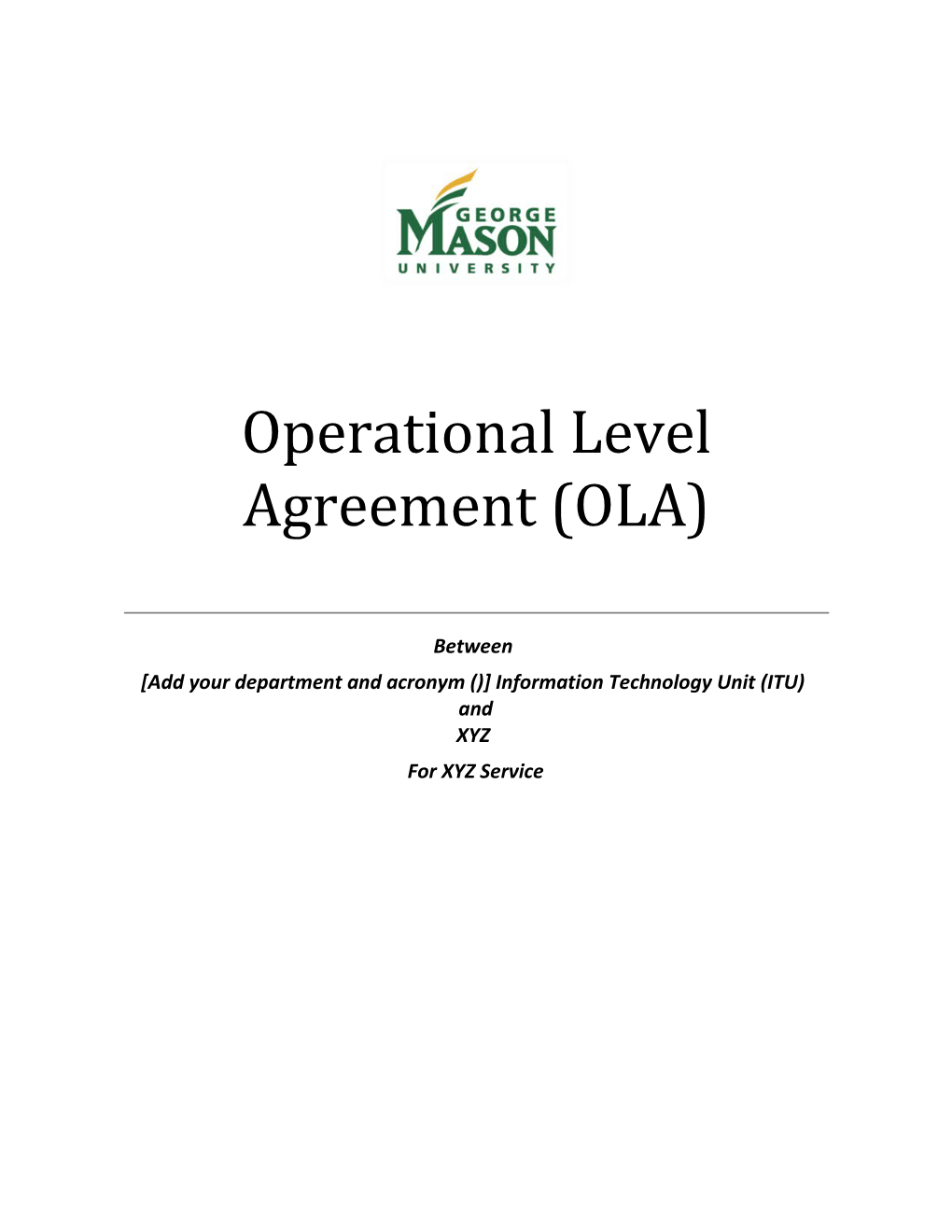 Associate Service Level Agreement (SLA)