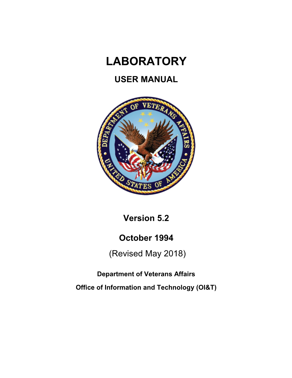 Laboratory User Manual