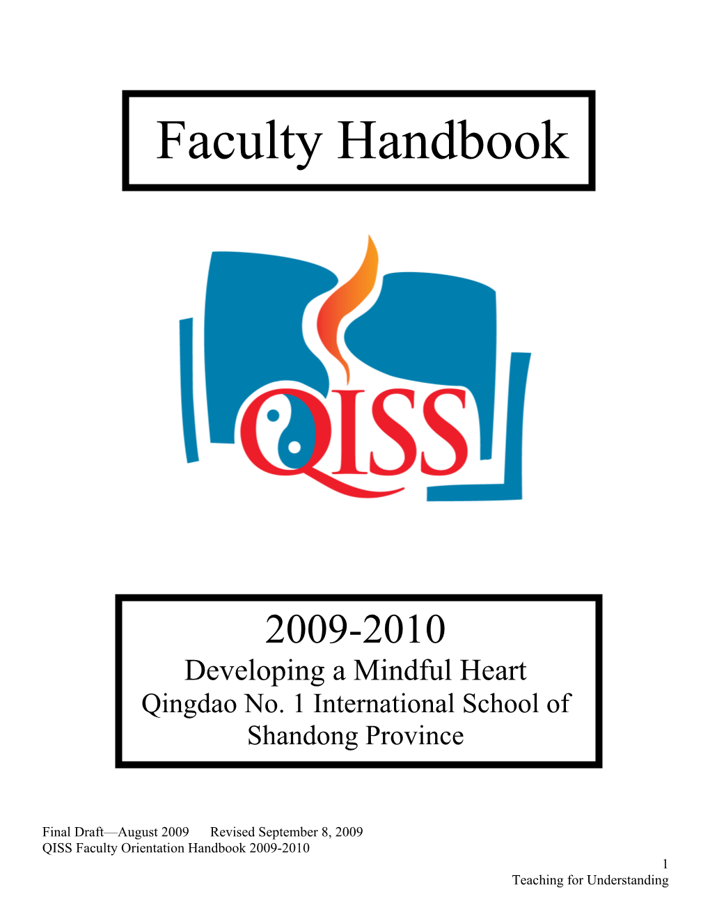 Faculty Orientation Handbook