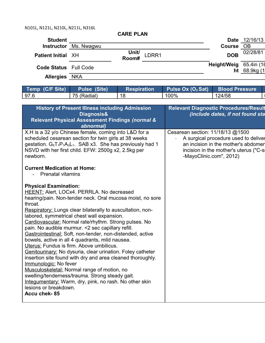 Caregiver Role Strain Related to Being a House Wife with An11y/O Child and Twin Newborns