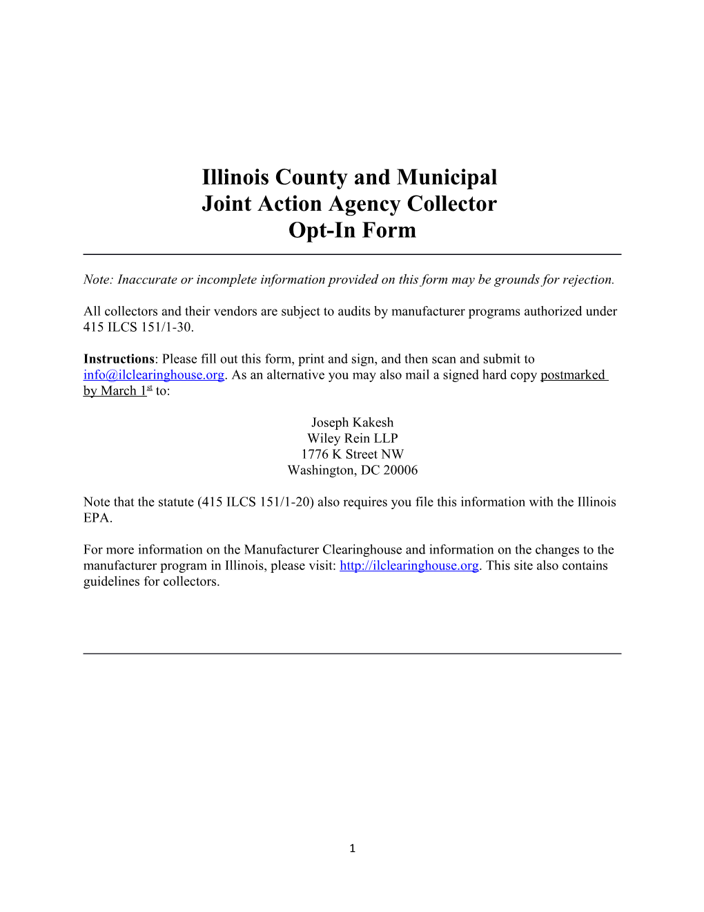 Illinois County and Municipal