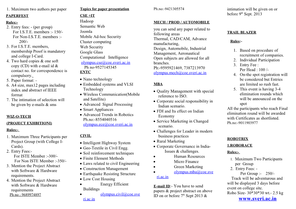 Maximum Two Authors Per Paper