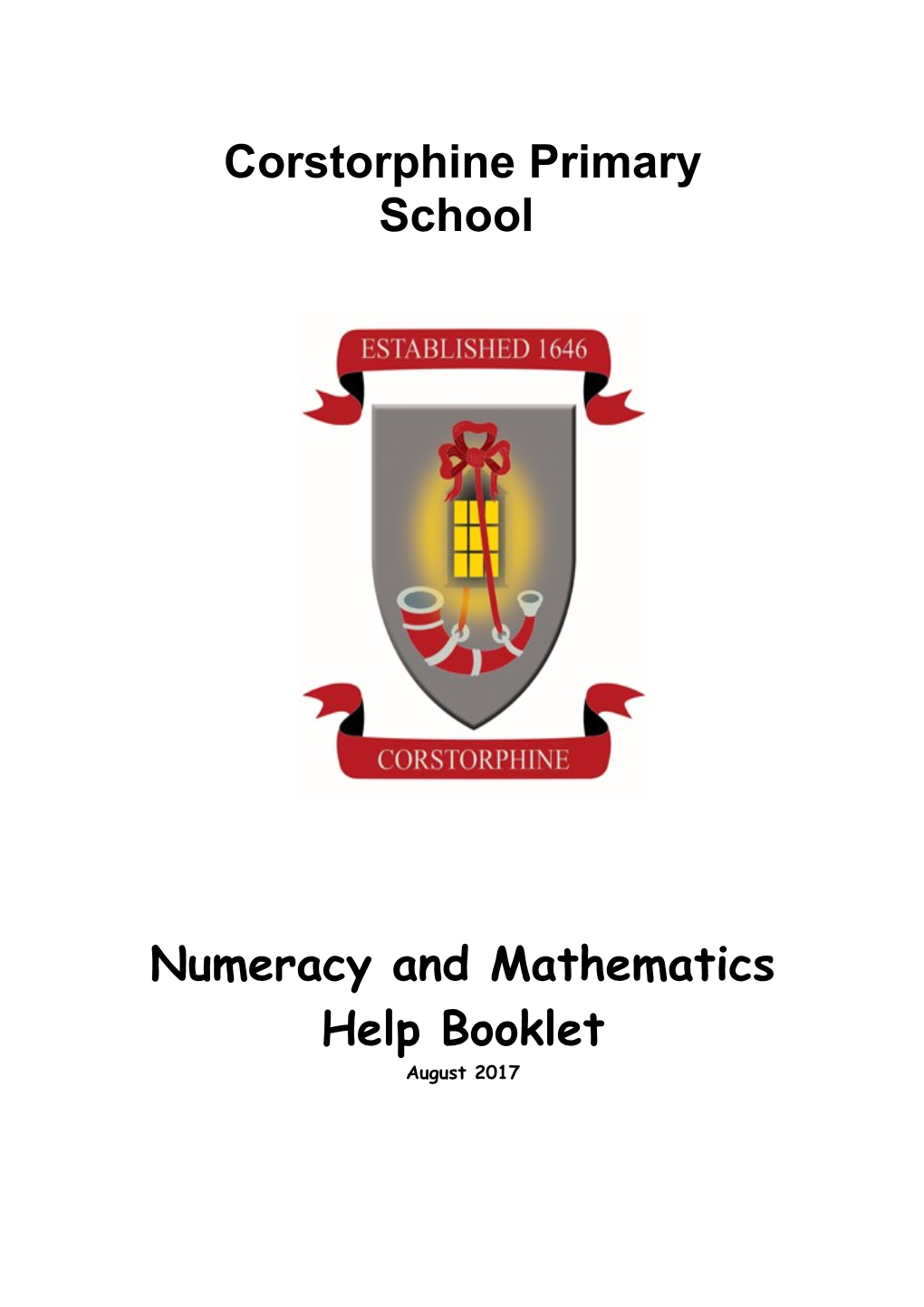 Numeracy and Mathematics Help Booklet
