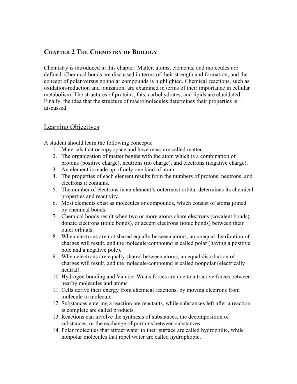 Chapter 1 the Main Themes of Microbiology