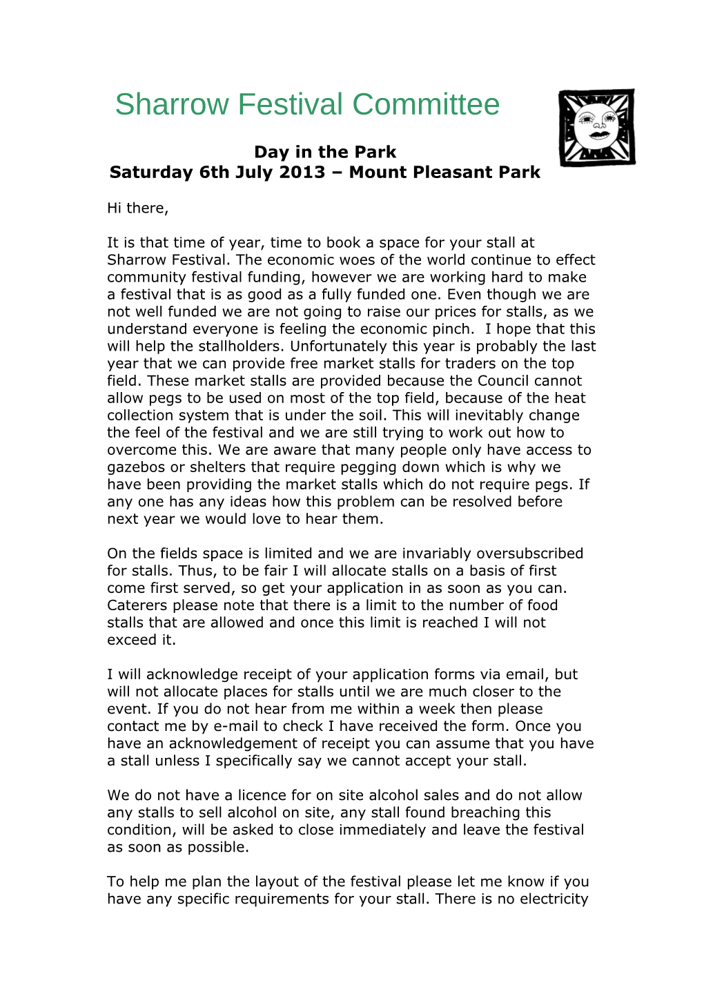 Saturday 6Th July 2013 Mount Pleasant Park