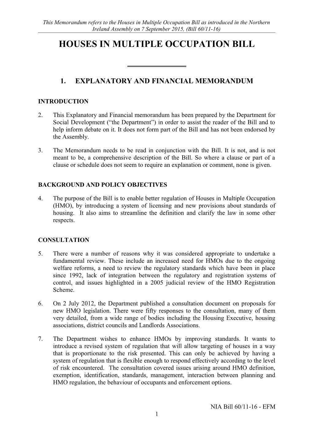 Houses in Multiple Occupation BILL